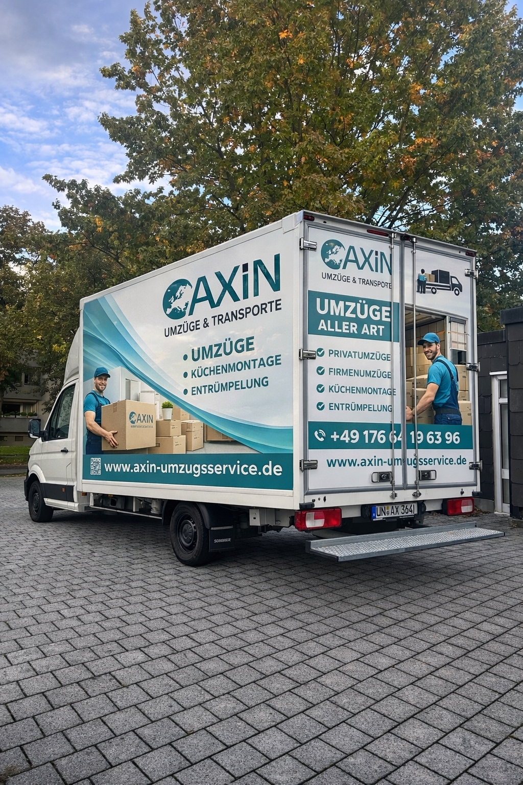 Beispielarbeit von Axin Umzüge & Transporte - veröffentlicht auf Hausmeisterdienste.net