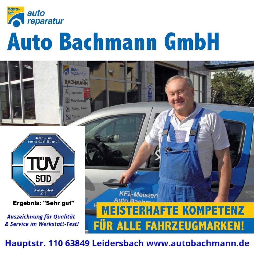 Beispielarbeit von Auto Bachmann GmbH - veröffentlicht auf Auto-Werkstatt.de