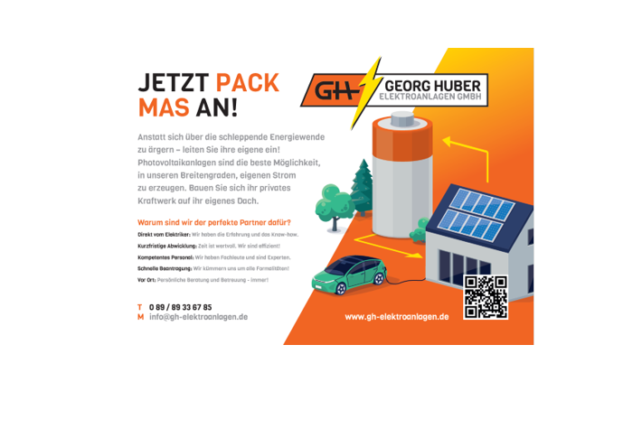 Beispielarbeit von Georg Huber Elektroanlagen GmbH - veröffentlicht auf Elektriker.org