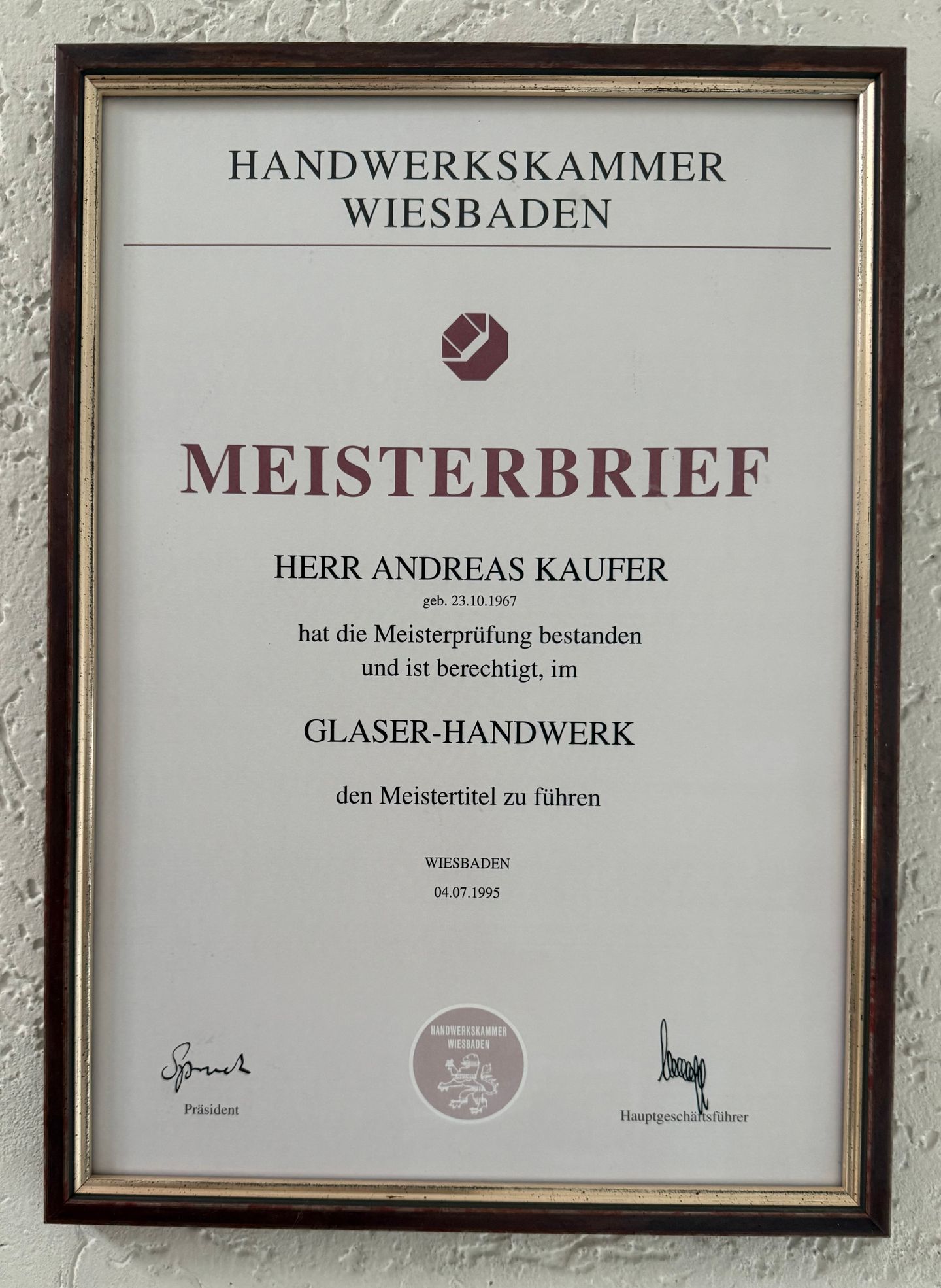 Beispielarbeit von Glaserei Kaufer, Inhaber Andreas Kaufer - veröffentlicht auf Glaserei.org