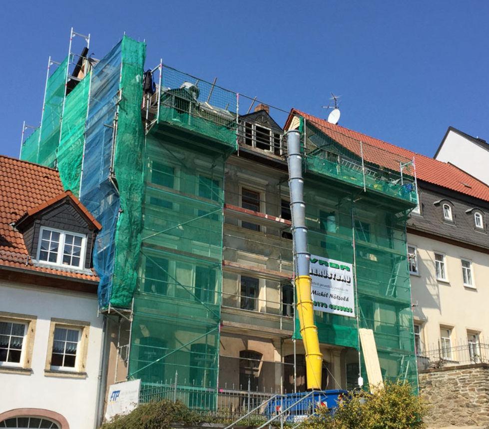 Beispielarbeit von VRBA Gerüstbau GmbH - veröffentlicht auf Geruestbau.org