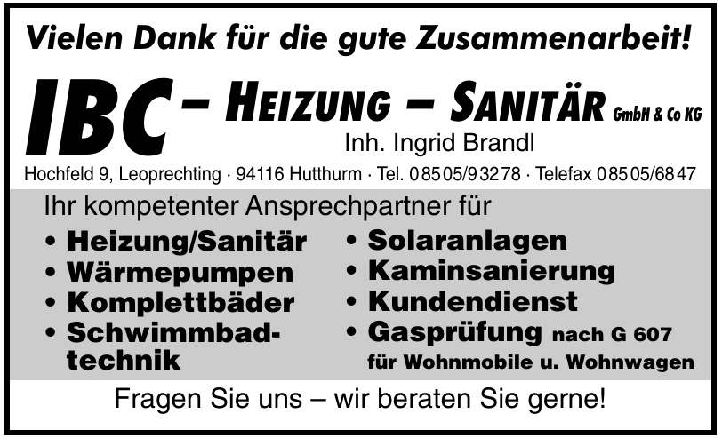 Beispielarbeit von IBC Heizung - Sanitär GmbH & Co. KG - veröffentlicht auf Sanitaer.org