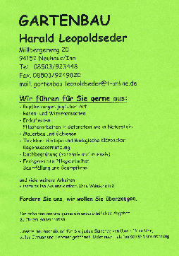 Logo der Firma Garten- und Landschaftsbau Leopoldseder aus Neuhaus auf dem Branchenportal Gartenbau.org