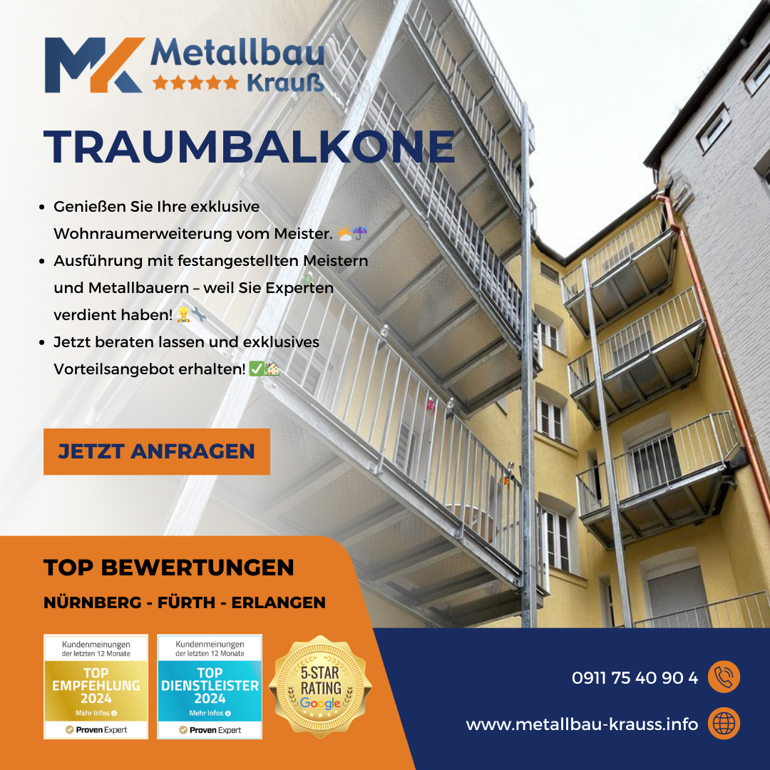 Beispielarbeit von Metallbau Krauß GmbH - veröffentlicht auf Schlosserei.net