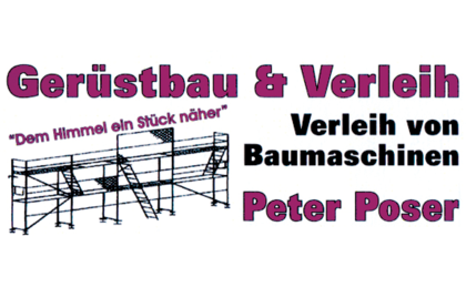 Logo der Firma Gerüstbau & Verleih Poser Peter aus Bamberg auf dem Branchenportal Geruestbau.org