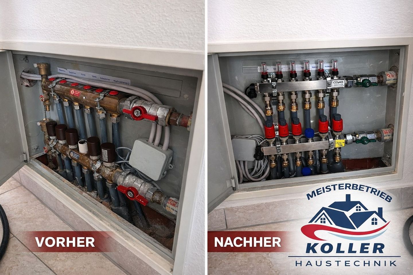 Beispielarbeit von Koller Haustechnik - veröffentlicht auf Sanitaer.org
