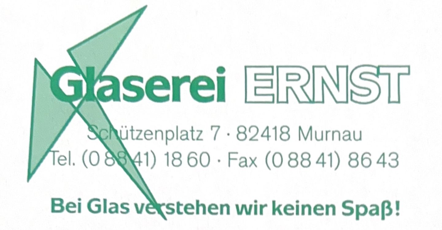 Logo der Firma Glaserei Ernst aus Murnau auf dem Branchenportal Glaserei.org