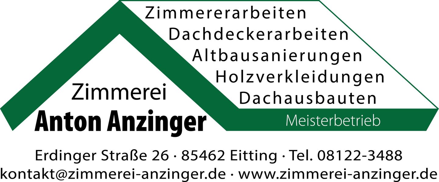 Logo der Firma Anzinger Anton Zimmerei aus Eitting auf dem Branchenportal Bauunternehmen.org