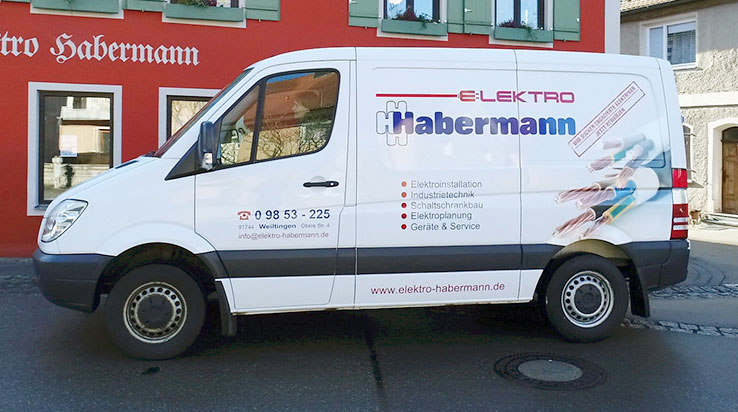 Beispielarbeit von Elektro Habermann GmbH - veröffentlicht auf Elektriker.org
