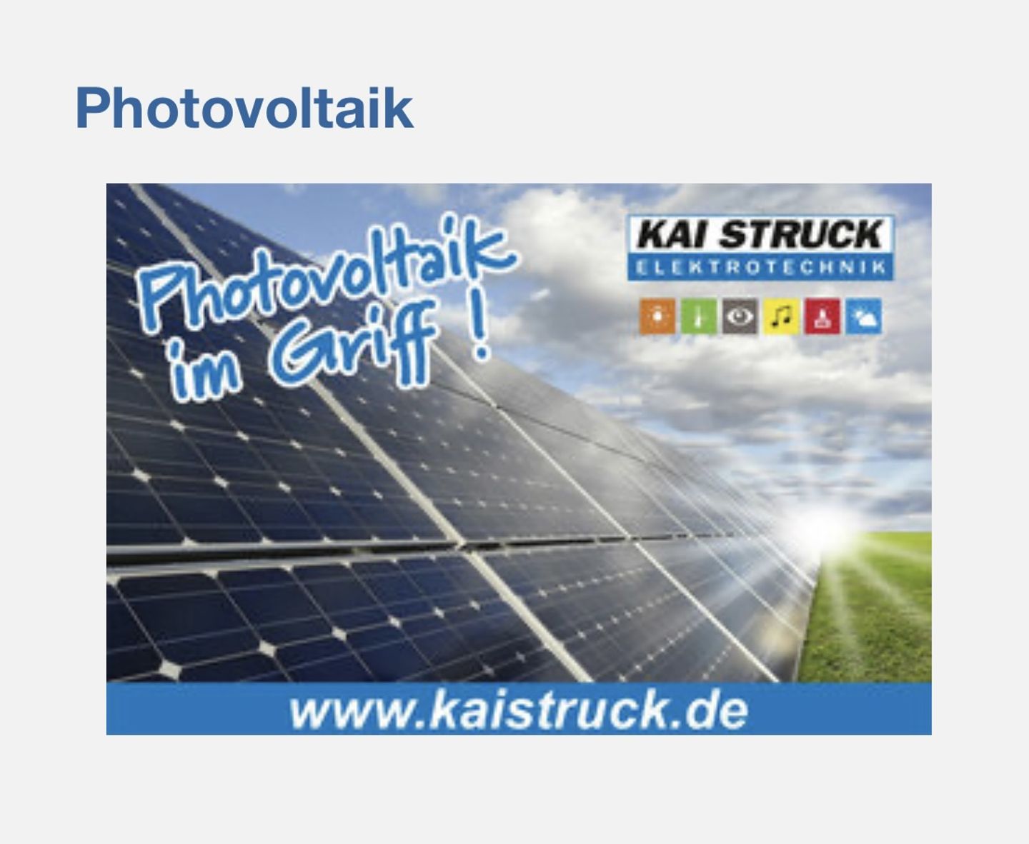 Beispielarbeit von Struck Kai Elektrotechnik - veröffentlicht auf Elektriker.org