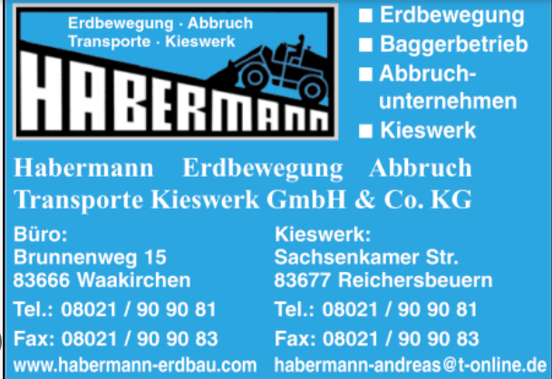 Beispielarbeit von Habermann Erdbewegung Abbruch Transporte Kieswerk GmbH & Co. KG - veröffentlicht auf Bauunternehmen.org