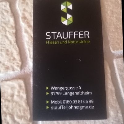 Logo der Firma Fliesen Stauffer aus Langenaltheim auf dem Branchenportal Fliesenleger.net