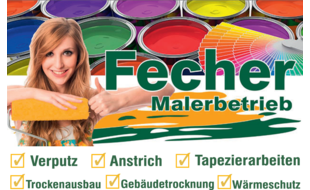 Logo der Firma Malerbetrieb Fecher aus Aschaffenburg auf dem Branchenportal Maler.org