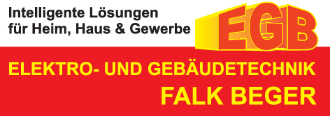Logo der Firma EGB Elektro- und Gebäudetechnik Falk Beger aus Halsbrücke auf dem Branchenportal Elektriker.org