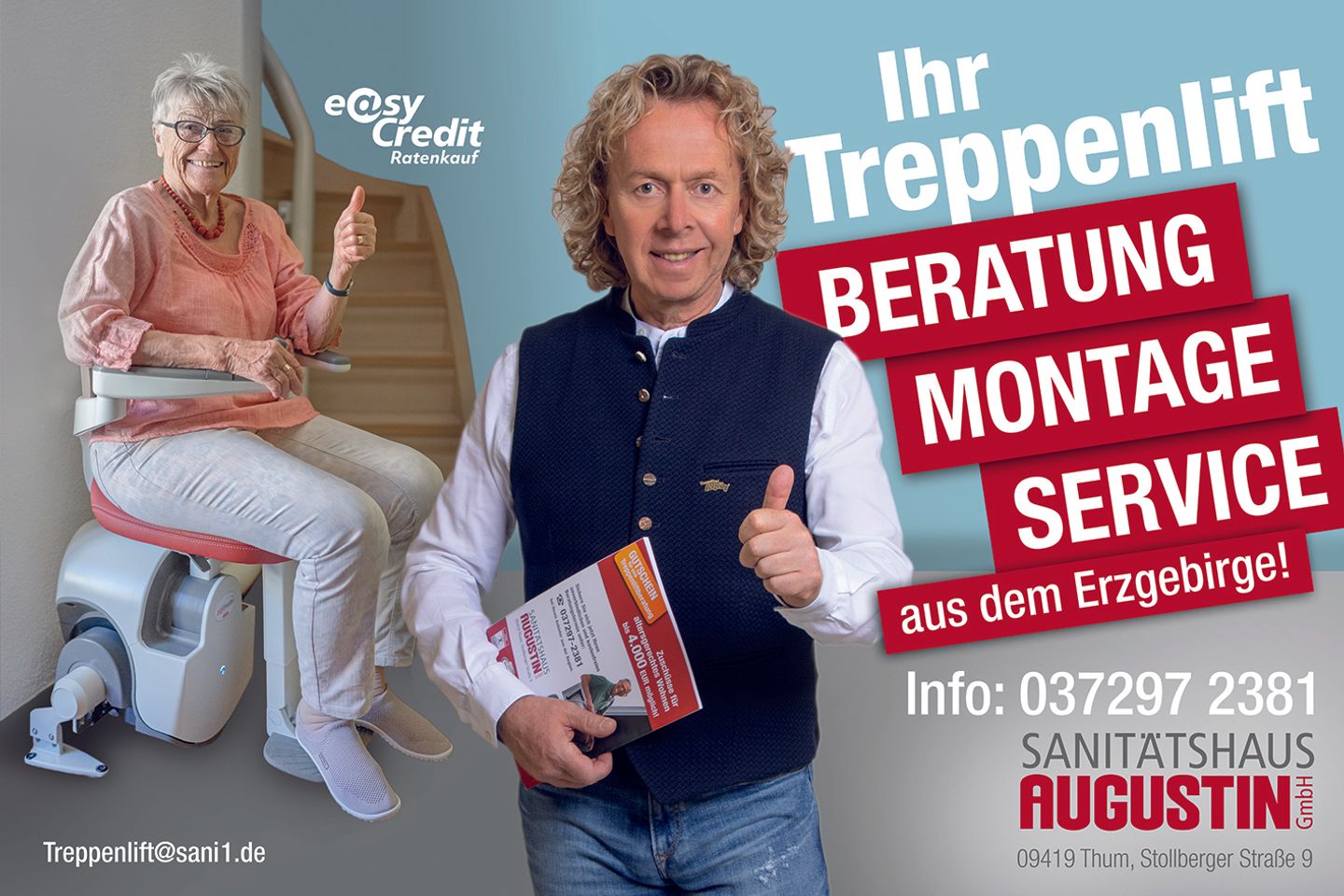 Beispielarbeit von Sanitätshaus Augustin GmbH - veröffentlicht auf Sanimio.de