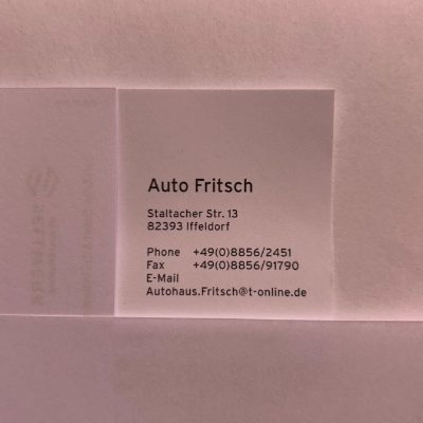 Logo der Firma Fritsch M. Kfz Werkstatt aus Iffeldorf auf dem Branchenportal Auto-Werkstatt.de