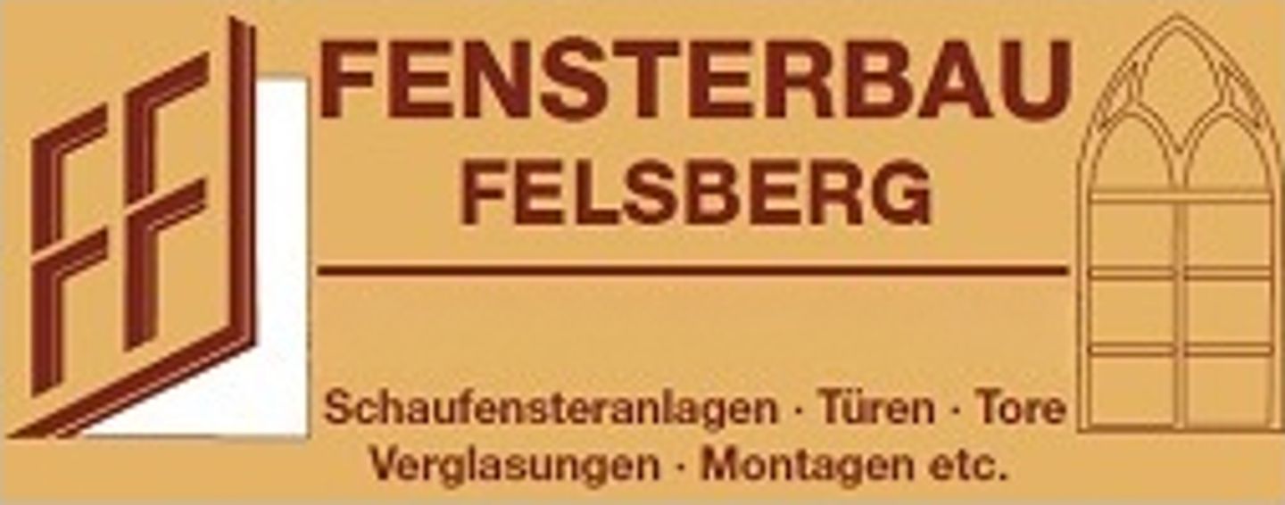Logo der Firma Fensterbau Felsberg GmbH aus Erfurt auf dem Branchenportal Glaserei.org