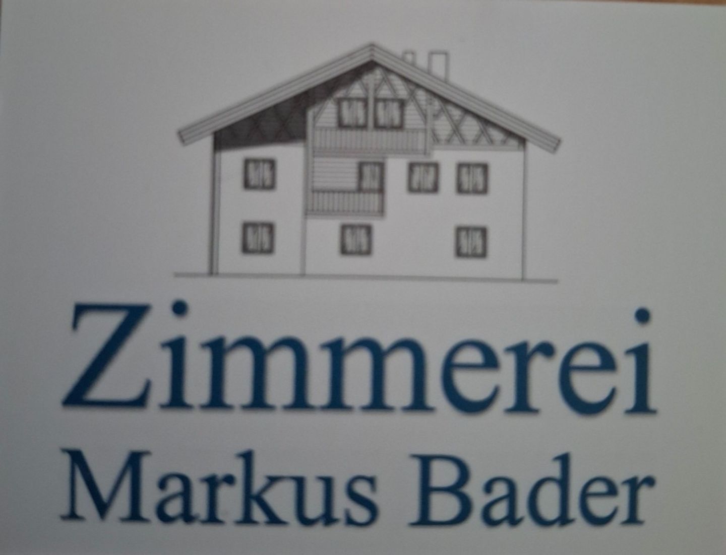Logo der Firma Markus Bader Zimmerei aus Ohlstadt auf dem Branchenportal Tischler-Schreiner.org