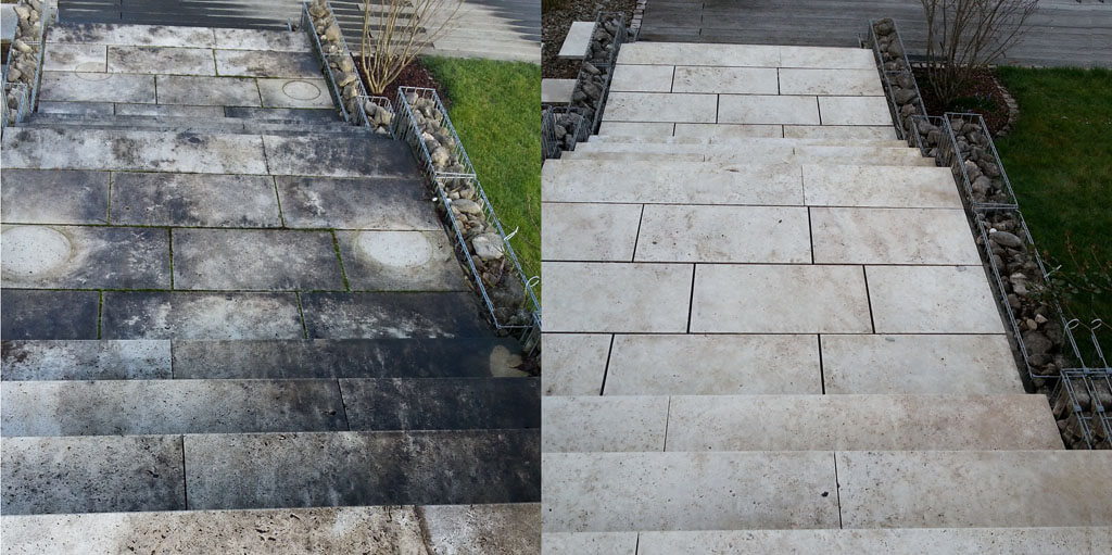 Beispielarbeit von Der-Proficleaner Steinreinigung - veröffentlicht auf Hausmeisterdienste.net