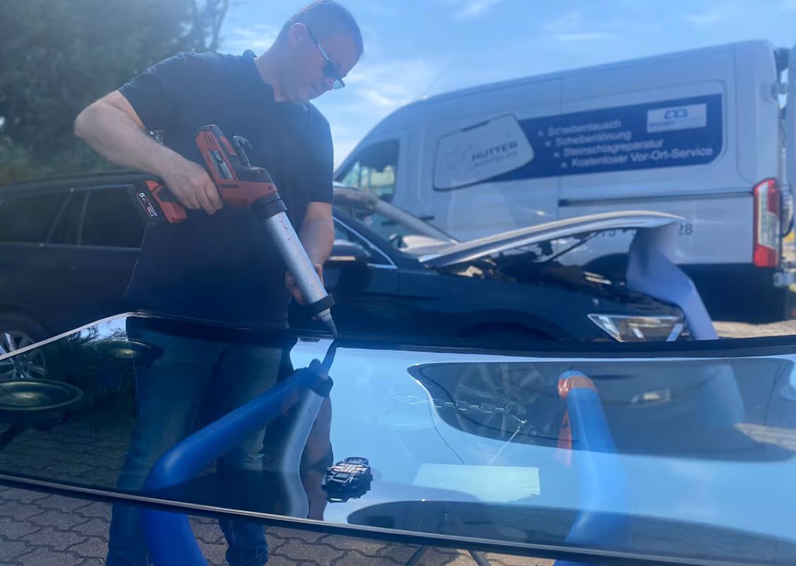 Beispielarbeit von Hütter Autoglas GmbH - veröffentlicht auf Glaserei.org