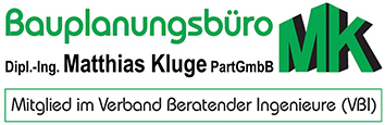 Logo der Firma Bauplanungsbüro Dipl.-Ing. Matthias Kluge PartG mbB aus Gröditz auf dem Branchenportal Bauunternehmen.org