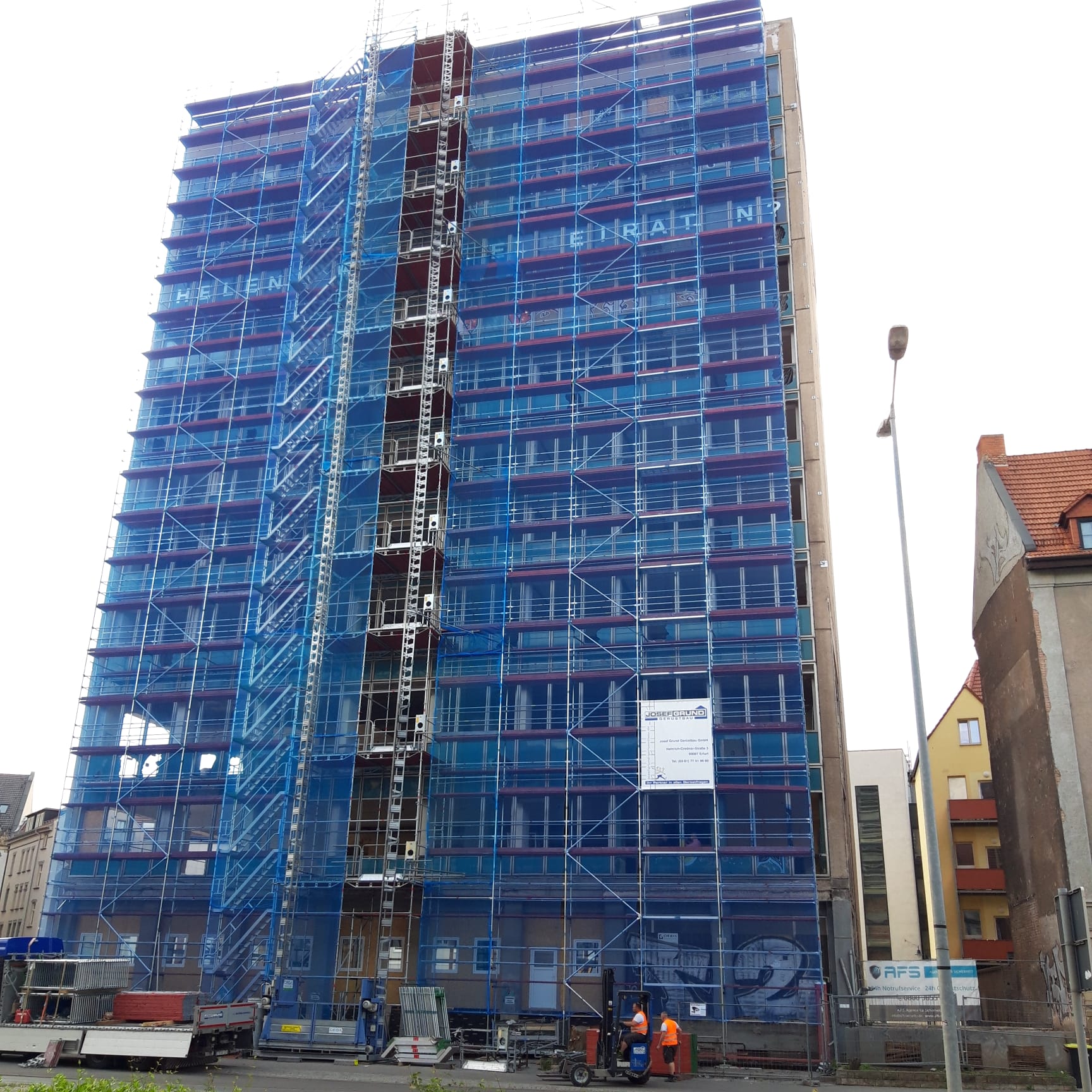 Beispielarbeit von Josef-Grund-Gerüstbau GmbH - veröffentlicht auf Geruestbau.org