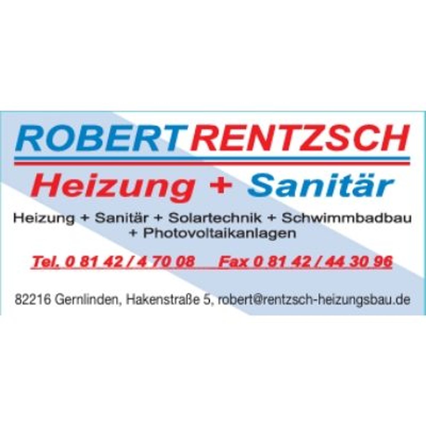 Logo der Firma Rentzsch Robert GmbH Heizung und Sanitär aus Maisach auf dem Branchenportal Sanitaer.org