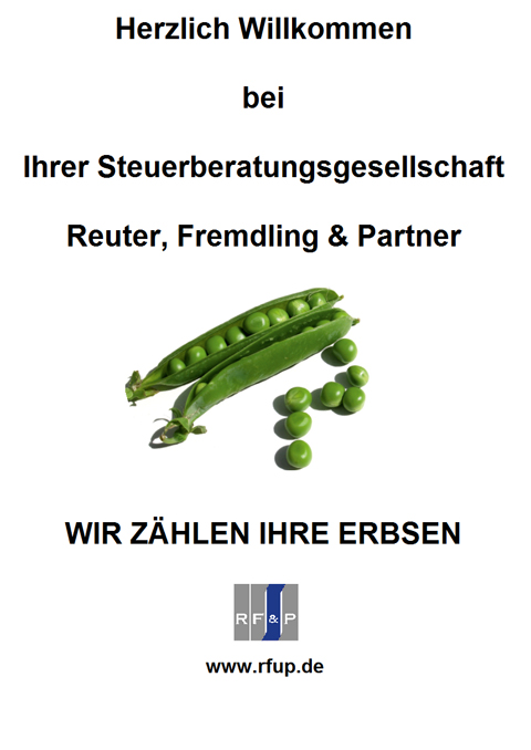 Beispielarbeit von Reuter, Fremdling & Partner - Steuerberater - veröffentlicht auf Steuer-Berater.de