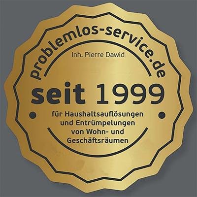 Logo der Firma Problemlos-Service Haushaltsauflösungen Inh. Pierre Dawid aus Werdau auf dem Branchenportal Hausmeisterdienste.net