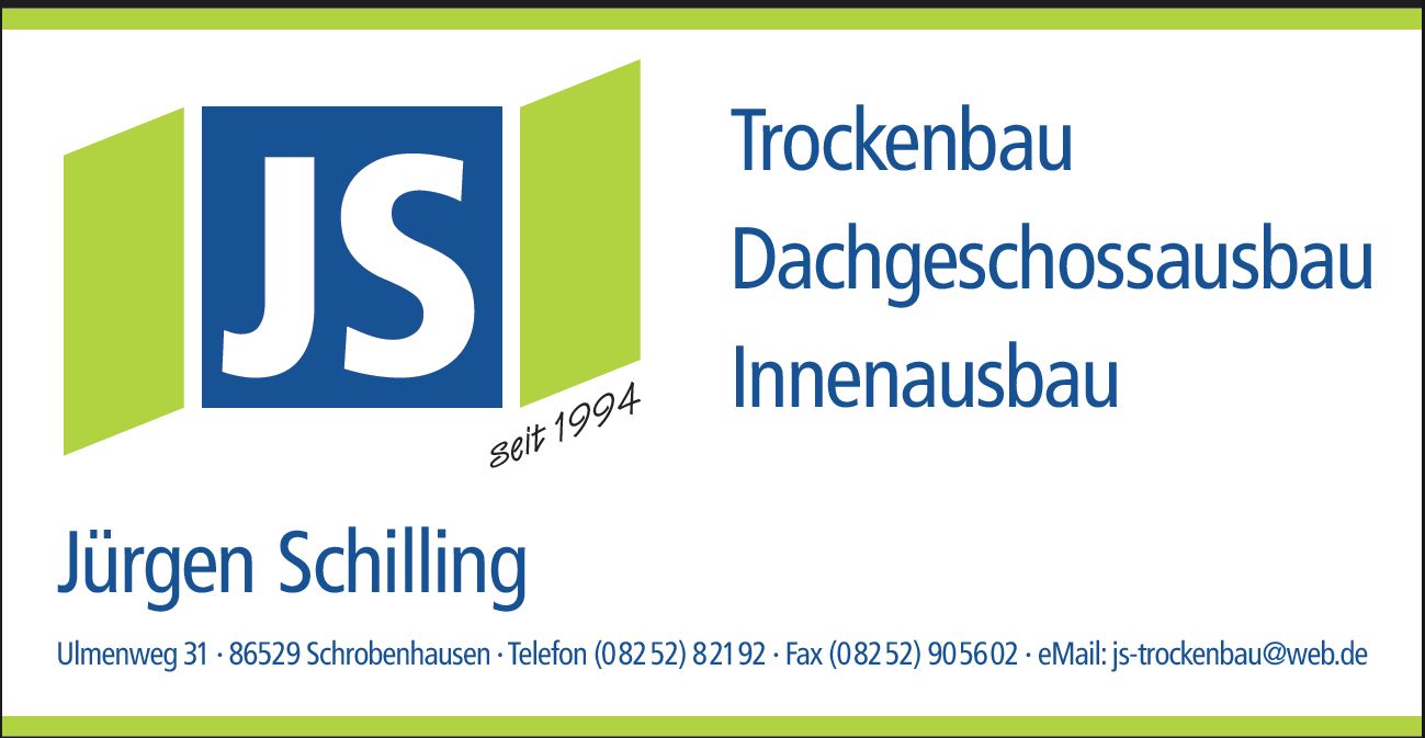 Logo der Firma Jürgen Schilling Trockenbau aus Schrobenhausen auf dem Branchenportal Trockenbauunternehmen.net