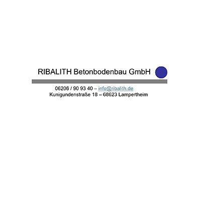 Logo der Firma Ribalith Betonbodenbau GmbH aus Lampertheim auf dem Branchenportal Bodenleger.net