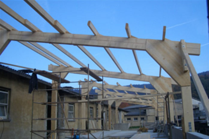 Beispielarbeit von Zimmerei und Holzbau Glen Heinitz - veröffentlicht auf Tischler-Schreiner.org