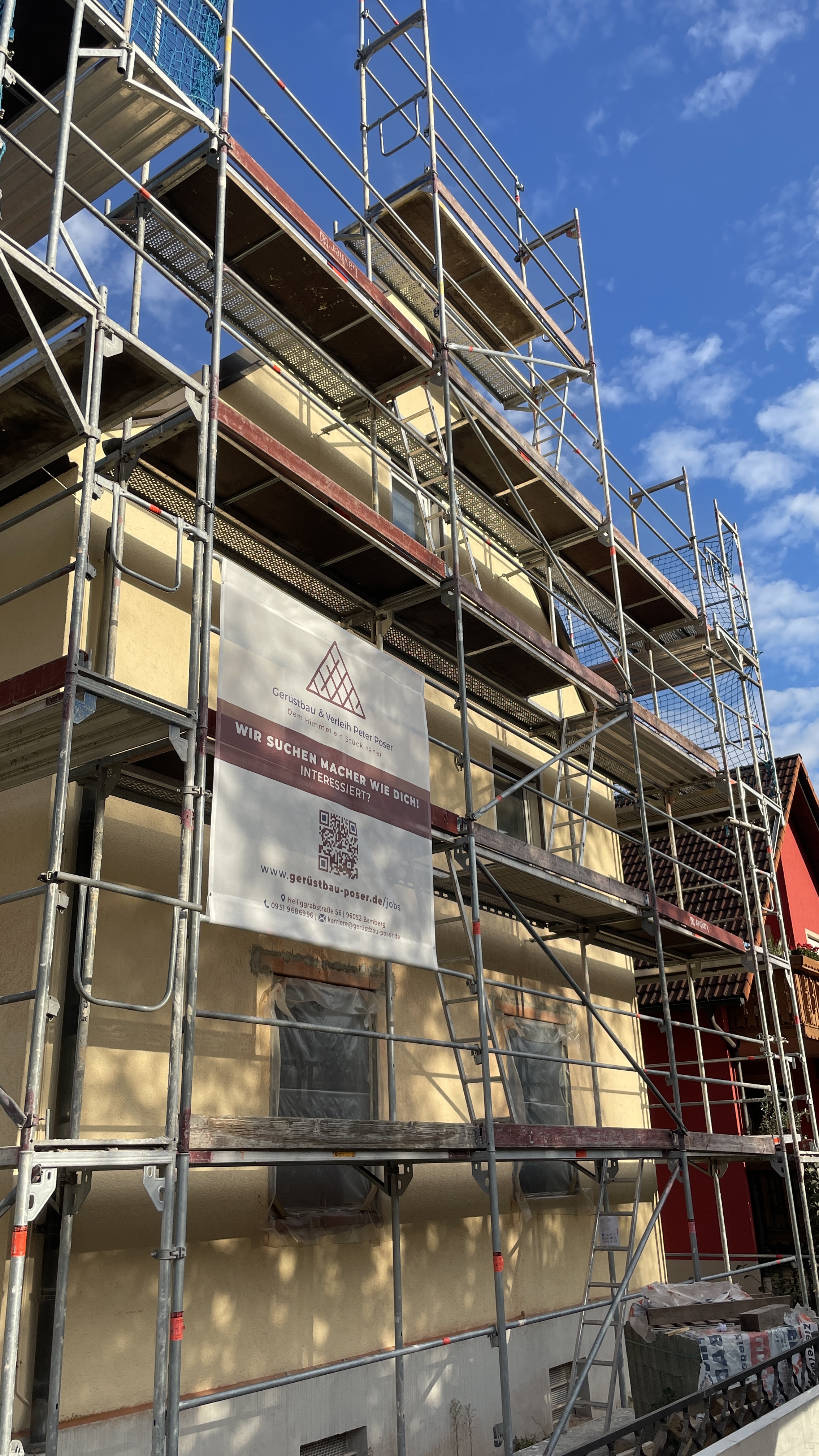 Beispielarbeit von Poser Gerüstbau GmbH - veröffentlicht auf Geruestbau.org