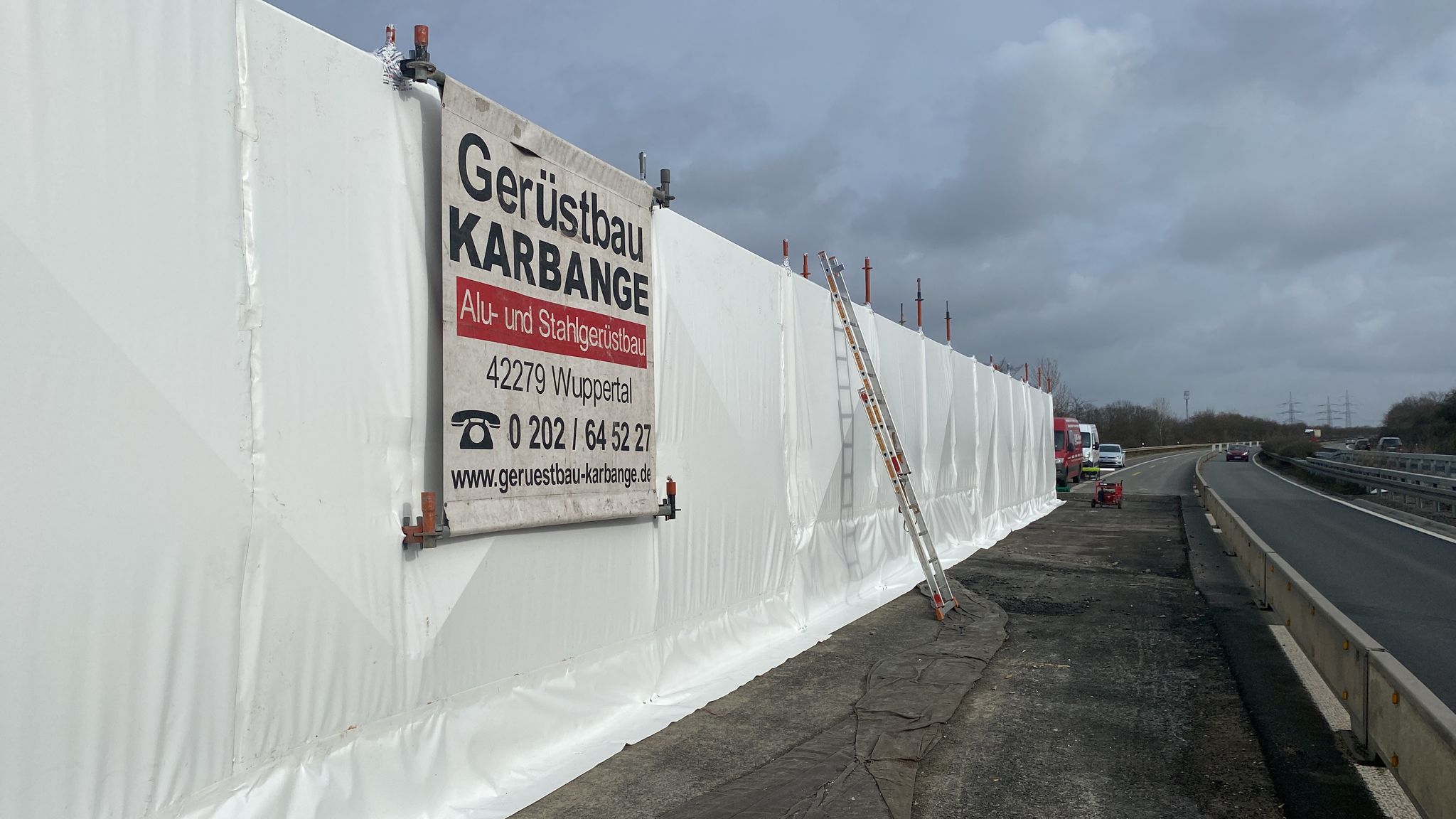 Beispielarbeit von Gerüstbau Karbange - veröffentlicht auf Geruestbau.org