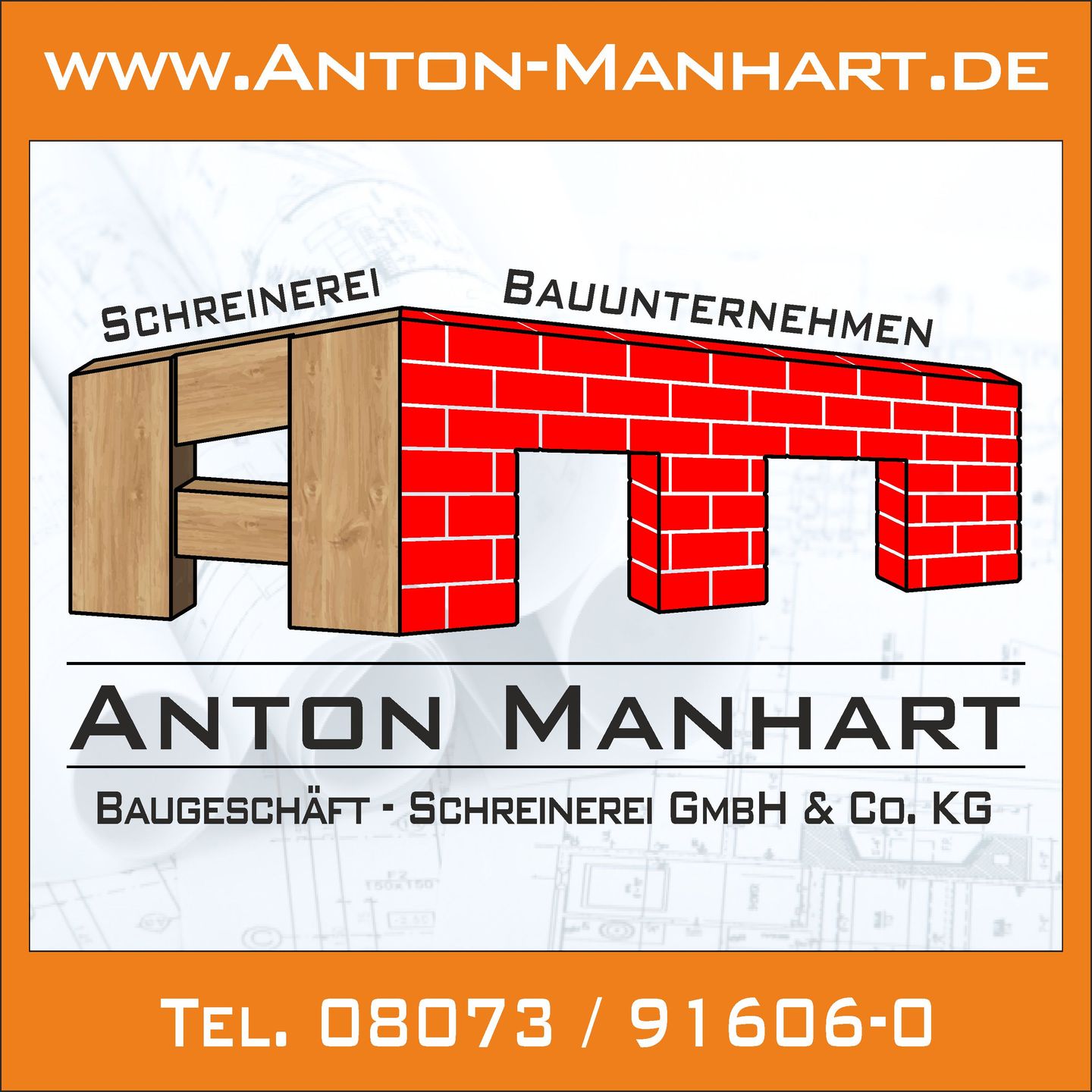 Logo der Firma Anton Manhart Baugeschäft-Schreinerei aus Unterreit auf dem Branchenportal Bauunternehmen.org