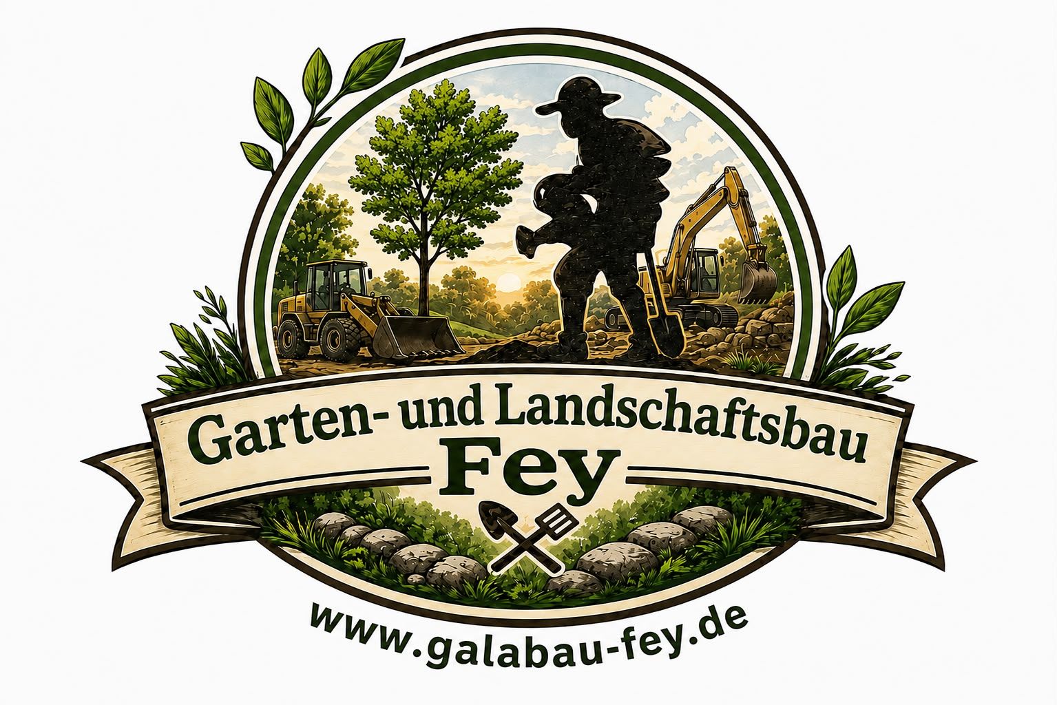 Logo der Firma Garten-und Landschaftsbau Volker Fey aus Leverkusen auf dem Branchenportal Gartenbau.org