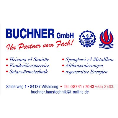 Logo der Firma Buchner GmbH Heizung - Sanitär - Spenglerei aus Vilsbiburg auf dem Branchenportal Heizungsbau.net