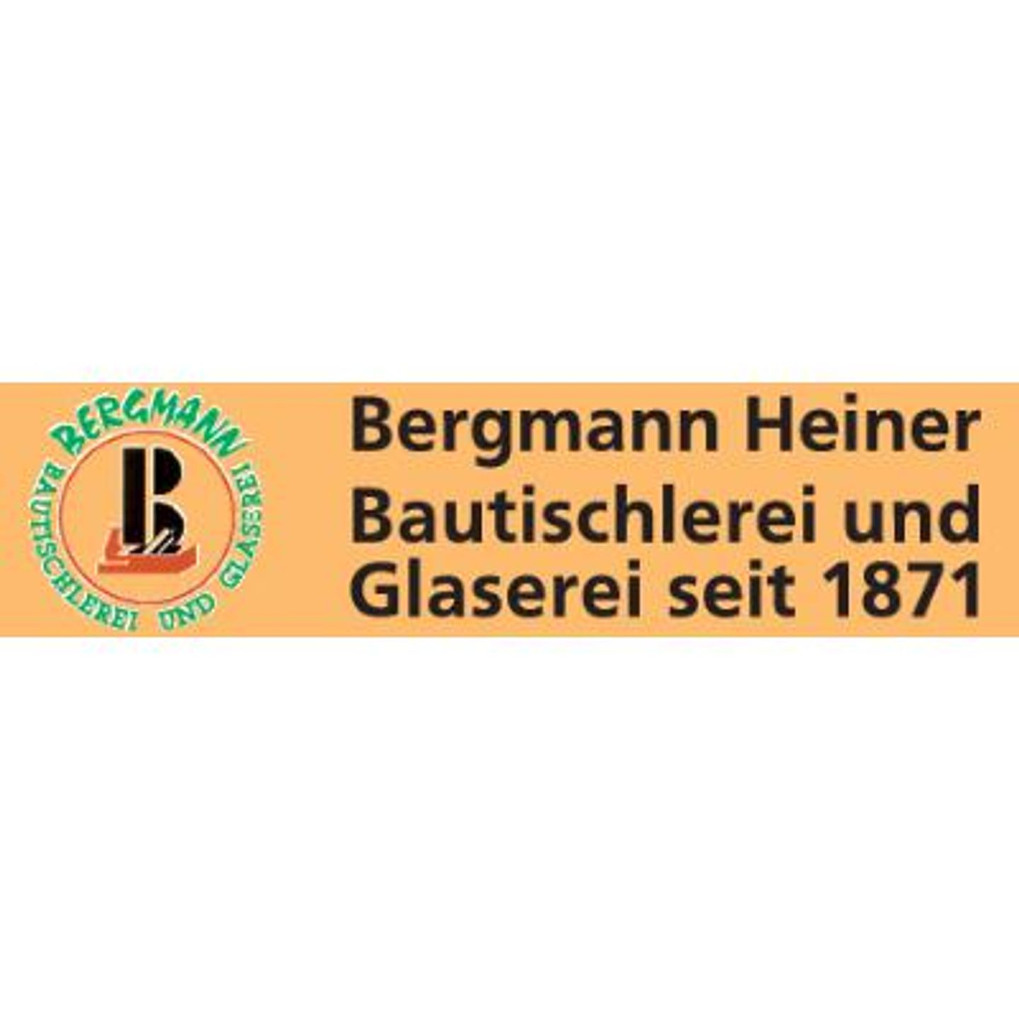 Logo der Firma Bautischlerei & Glaserei Bergmann aus Bad Schandau auf dem Branchenportal Tischler-Schreiner.org