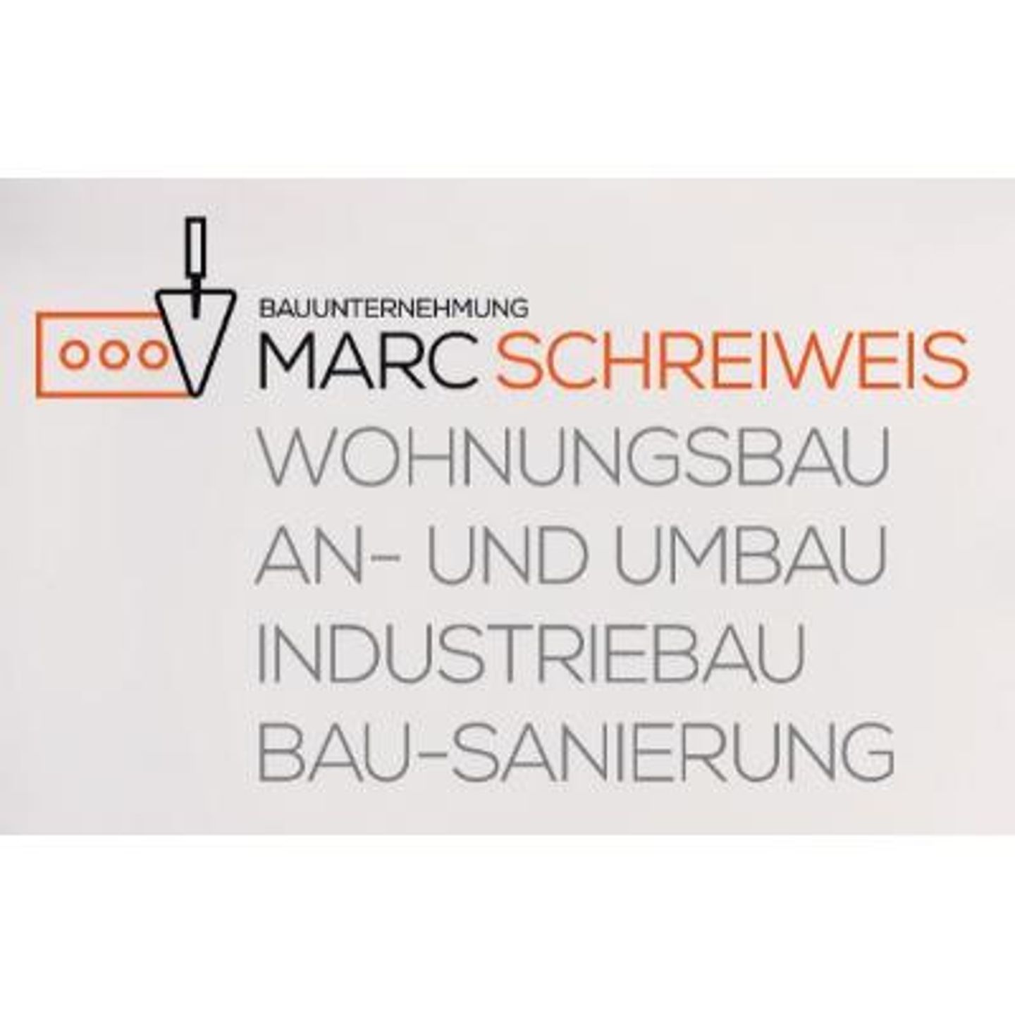 Logo der Firma Bauunternehmung Marc Schreiweis aus Roigheim auf dem Branchenportal Bauunternehmen.org