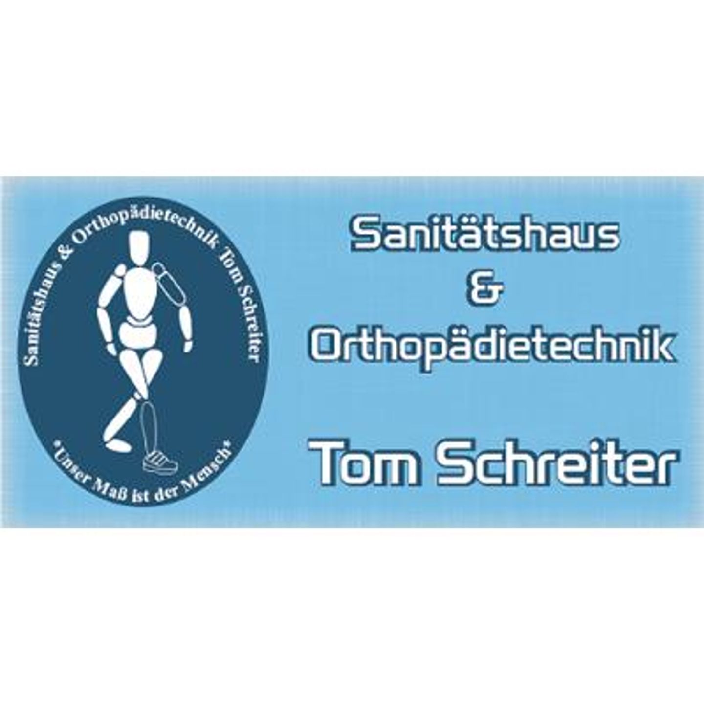 Logo der Firma Sanitätshaus & Orthopädietechnik Tom Schreiter aus Coswig auf dem Branchenportal Sanimio.de