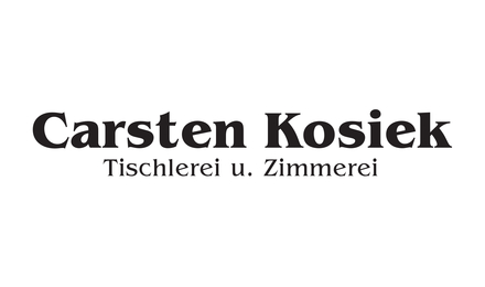Logo der Firma Carsten Kosiek Bautischlerei aus Lemgo auf dem Branchenportal Bauunternehmen.org