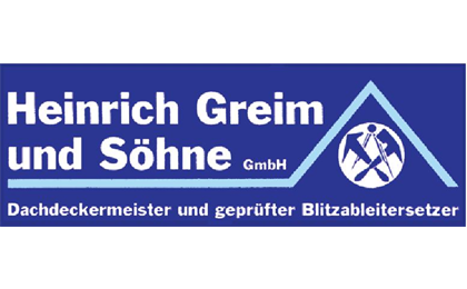 Logo der Firma Dachdeckerei Heinrich Greim & Söhne GmbH aus Hof auf dem Branchenportal Dachdecker.com