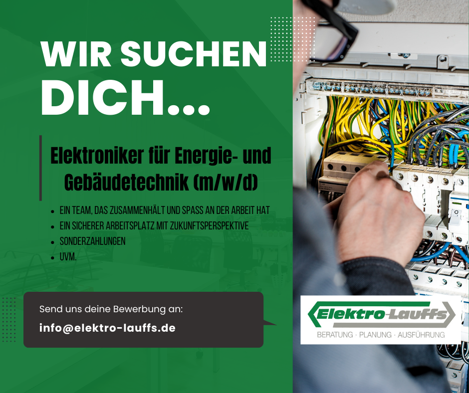 Beispielarbeit von Elektro-Lauffs, Inh. Falk Kames e. K. - veröffentlicht auf Elektriker.org