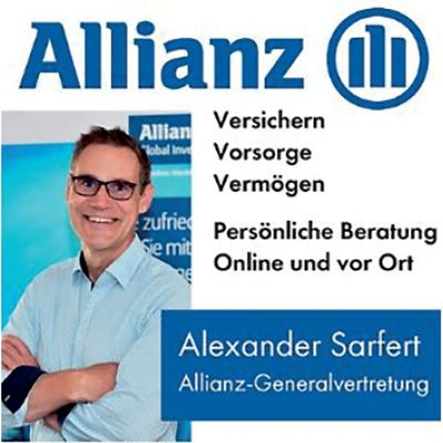 Logo der Firma Allianz Versicherung Alexander Sarfert Generalvertretung aus Bautzen auf dem Branchenportal Finanzberater.net