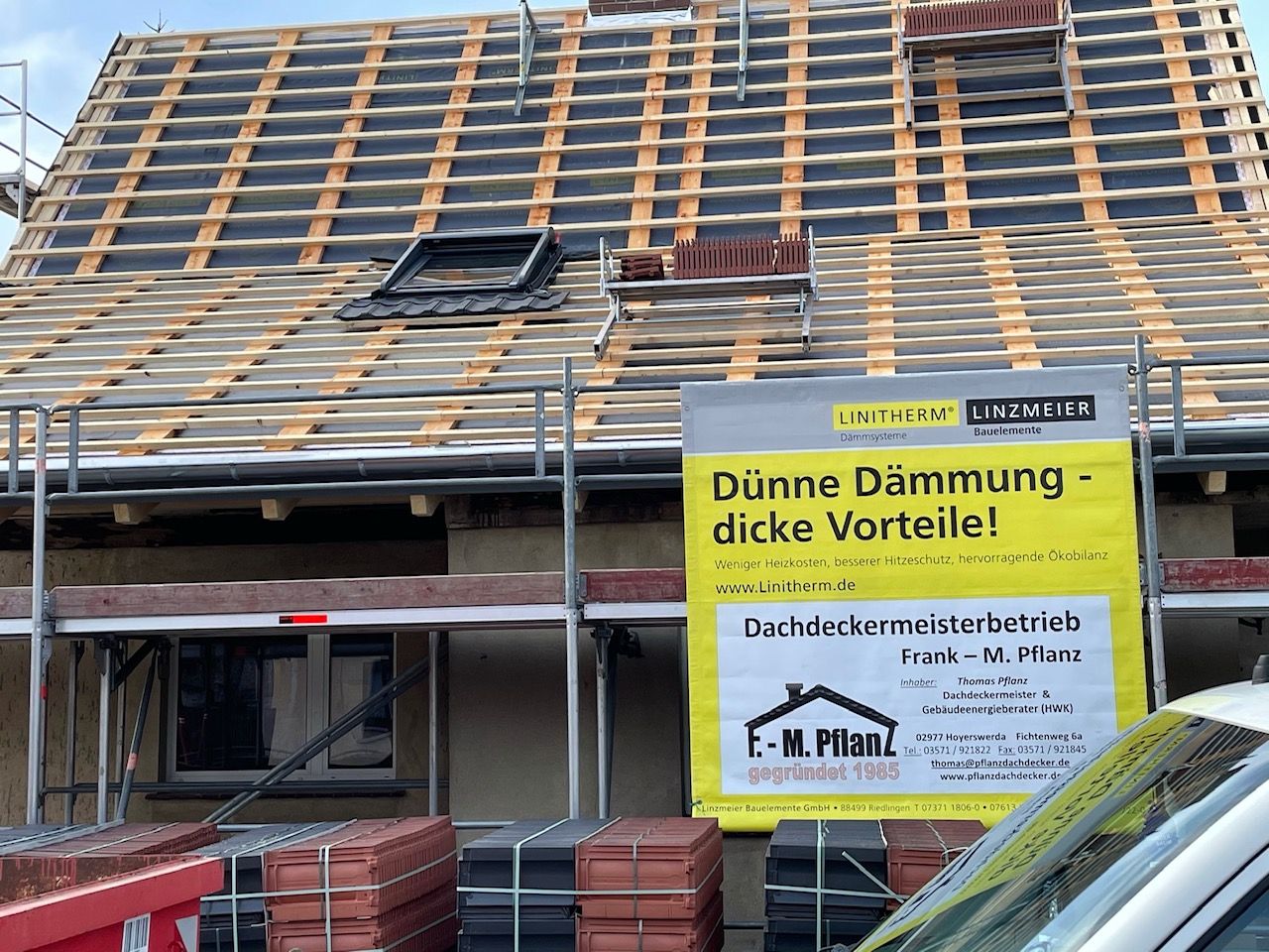 Beispielarbeit von Dachdeckermeisterbetrieb Frank-M. Pflanz Inh. Thomas Pflanz - veröffentlicht auf Dachdecker.com