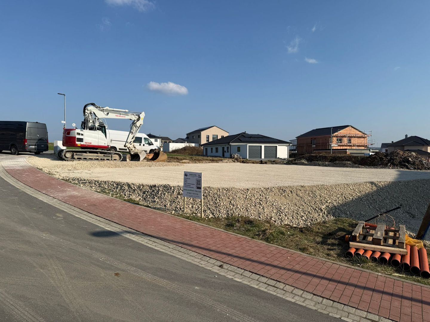 Beispielarbeit von Eichhorn TBA- Erdbau- Tiefbau- Baggerarbeiten- Transporte - veröffentlicht auf Bauunternehmen.org