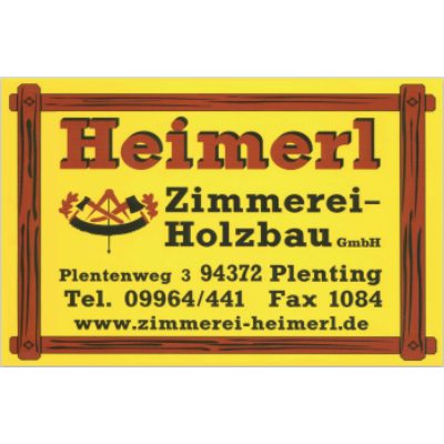 Logo der Firma Heimerl Zimmerei - Holzbau GmbH aus Rattiszell auf dem Branchenportal Bauunternehmen.org