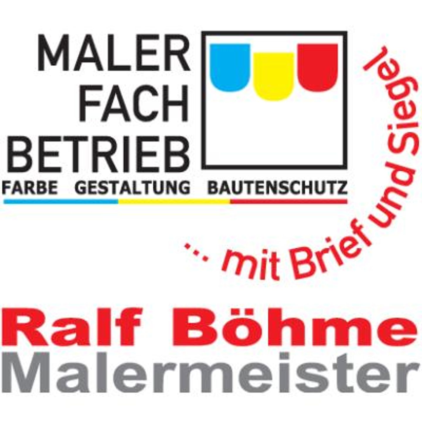 Logo der Firma Ralf Böhme Maler- u. Lackierermeister aus Düsseldorf auf dem Branchenportal Maler.org