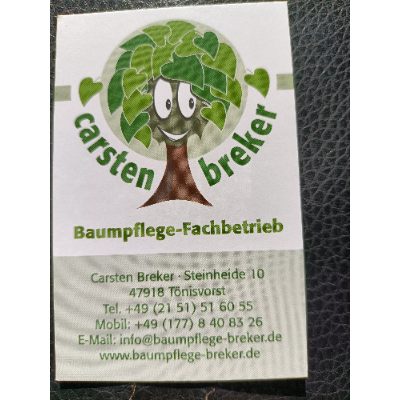 Logo der Firma Baumpflege Breker aus Kempen auf dem Branchenportal Gartenbau.org