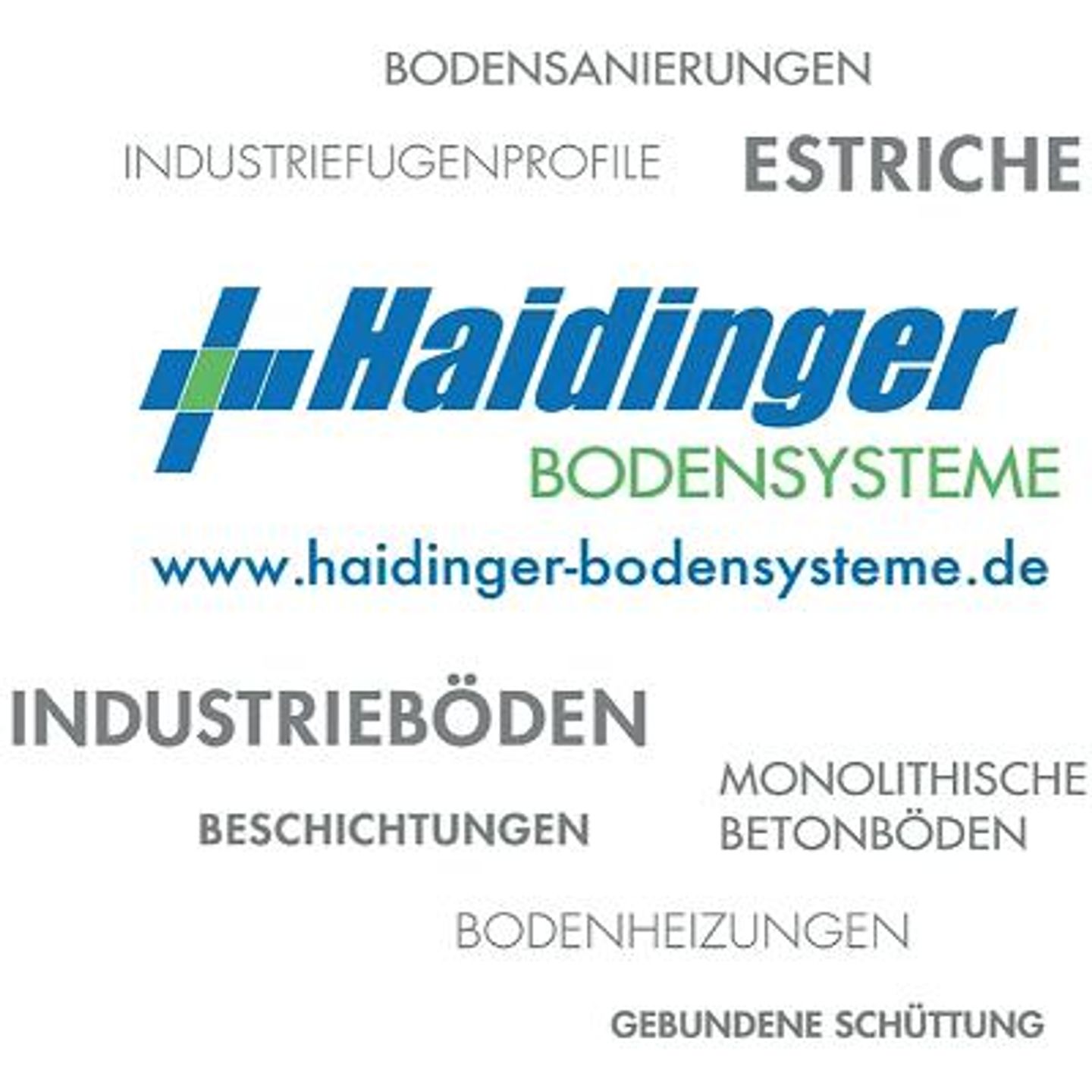 Logo der Firma Haidinger Bodensysteme GmbH aus Augsburg auf dem Branchenportal Maurer-und-Betonbauer.de